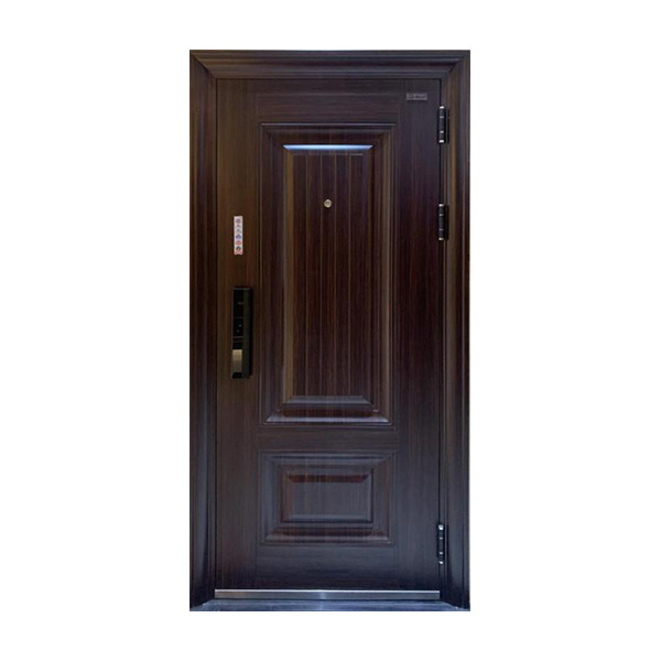 Anti-theft steel security door, durable fireproof main door for residential house