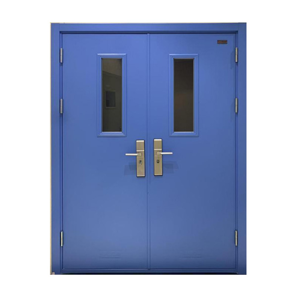 Soundproof school library door, elegant fireproof durable door for campus library