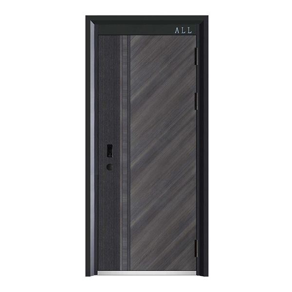 Silent anti-theft steel security door, soundproof fireproof main door for home
