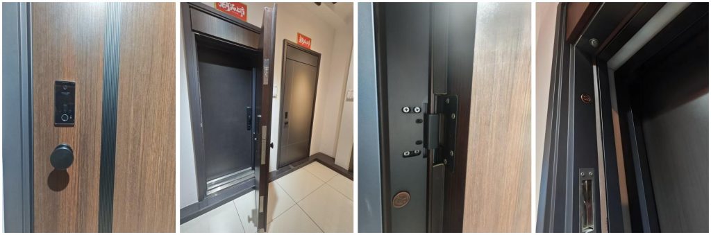 Heavy Duty Modern Steel Entrance Door Hardware Accessories for Security Entry Door